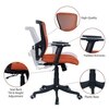 Peacifice Mid Back Ergonomic Chair in Maroon Colour