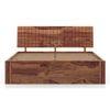 Valencia Solid Wood Queen Size Box Storage Bed In Teak Finish