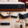 Loom and Needles Orthopedic Mattress Dual Comfort with Hard and Soft Foam Flip Mattress 78x48x6 in