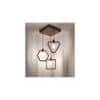 Clark Brown Solid Wood Cluster Hanging Light