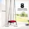 Swingzy Premium Single Seater Polyester Swing Chair Black
