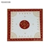 D'Dass White Mdf and Sheesham Wooden Pooja Chowki With Drawer