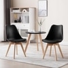 Kepler Brooks Valente Cafeteria Dining Chair in Black Colour