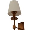 Eliante Cloth Shade Wall Lights Mild Steel & Fabric Material Antique & White Finish