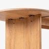 Saanra Solid Wood Six Seater Dining Table in Brown Colour