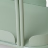 Dastoori Stainless Steel Outdoor Bar Trolley in Green Colour