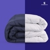 Reversible Comforter Blue and White - KIng Size