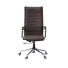 Ettorez Delight Hb Brown Leatherette Office Chair In Brown Colour
