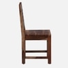 Elian Solid Wood Dining Chair in Warm Walnut Finish - Set of 2