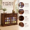Rangrez Sheesham Wood Sideboard in Provincial Teak Finish