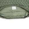 Criss Cross Deep Lichen Green Decorative Cushion Cover 12 x 20 Inches