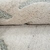 Abstract Irregular Handmade Natural Wool Wall Art Beige 7 x 5 Feet