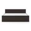 Sadie Queen Size Box Storage Bed In Dark Wenge Finish