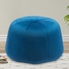 Boho Ottoman in Ocean Blue Colour