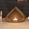 Triangle inspired Antique Moroccan Lantern in Gold Colour