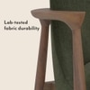 Dakota Lounge Chair In Stria Olive