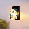 Devansh Solid Wood Electric Wall Light in Brown Colour with Multi Shade Count of 1 Light