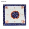 D'Dass White Mdf and Sheesham Wooden Pooja Chowki With Drawer