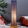 Miranda Blue Cotton Shade Floor Lamp