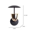 Pitchford Black and Copper Wall Sconce