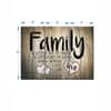 Truss Pcs Brown Black Family Love Typography Canvas Canvas Wall Prints Set of 3 Multicolor Matte