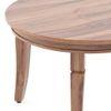 Florence Oval Solid Wood Coffee Table In Teak Finish