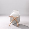 Kepler Brooks Valente Cafeteria Dining Chair in White Colour