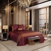 Stoa Paris Super King Bedsheet  Bedsheet, Majesty Merlot Wine