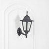 Sennen Coastal Outdoor Wall Light In Black Finish