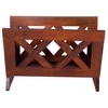 Mika Solid Wood  Bookshelf in Honey Finish