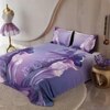 Stoa Paris Super King Size 100% Cotton Bedsheet with 2 Pillow Covers  Size Lavender Lilac