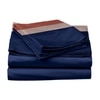 Stoa Paris 300TC UltrSatin Super King Bedsheet with 2 Pillow Covers Satin Super Champagne Blue
