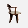 Vanilla Fabric Accent Chair in Cream Colour