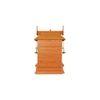 tanmayi engineered wood prayer unit in teak finish