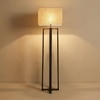 Blender Beige Jute Floor Lamp with Beige Jute Base
