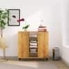 Hexa Engineered Wood Bookshelf Multipurpose Storage Rack in Giant Wood Colour