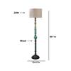 Devansh Wooden Floor Lamp