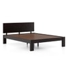 Kuba Solid Wood Queen Size Bed Without Storage (Mahagony Finish)
