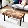 Mayfield Sheesham Wood Coffee Table In Natural Rosewood (Semi Gloss)