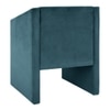 Shuntina Fabric Accent Chair in Teal Blue Colour