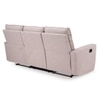 Canyon Three Seater Manual Fabric Recliner in Greige Beige Colour