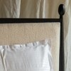 Archie Spindle Solid Wood Queen Non Storage Bed in Black Colour