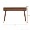 Scandinavian Dover Oak Console Table in Brown Colour