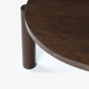 Bahama Solid Wood Coffee Table in Brown Colour