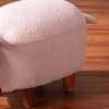 Whiskers Collection Bunny Rabbit Pouf Seating For Kids Room Pink Set Of 2
