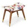 Zuno Multicolor Floral Print Seating Stool