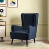 Genoa Wing Chair in  Cobalt Colour