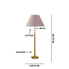 Devansh Wood & Metal Floor Lamp