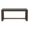 Avril Rectangular Solid Wood Coffee Table In Mango Walnut Finish and in Lagoon Green Colour