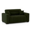 Basso 2 Seater Sofa in Olive Boucle Colour